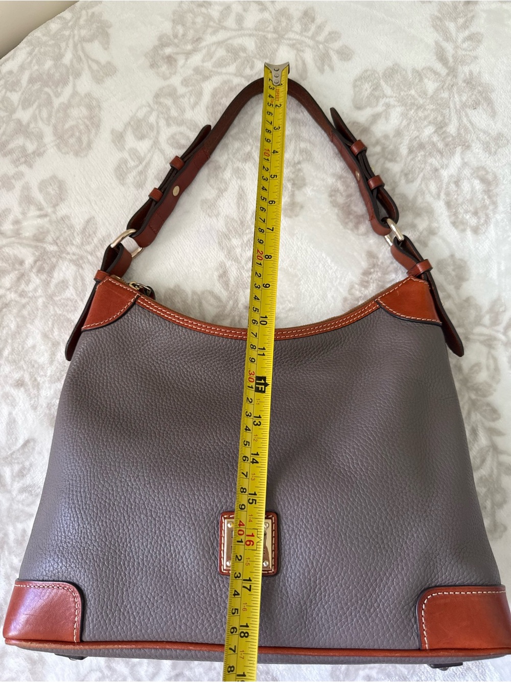 Dooney & Bourke Pebble Grain Hobo Shoulder Bag - Picture 15 of 16